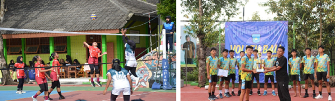 TURNAMEN BOLA VOLI SMA BERLANGSUNG SERU
